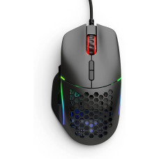 GLORIOUS Model I Ergonomic Matte Black Gaming Mouse - 9 Programmable Buttons, 9 Button Configurations, Ultralight Weight, CORE RGB Lighting, 19000 DPI